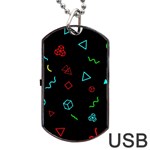 Amoled Dog Tag USB Flash (One Side)