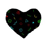 Amoled Standard 16  Premium Heart Shape Cushions