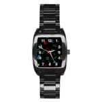 Amoled Stainless Steel Barrel Watch