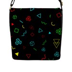 Amoled Flap Closure Messenger Bag (L)