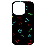 Amoled iPhone 14 Pro Black UV Print Case