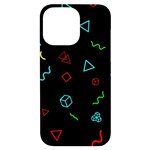 Amoled iPhone 14 Pro Max Black UV Print Case