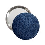 Blue Denim Fabric 2.25  Handbag Mirrors