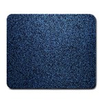 Blue Denim Fabric Large Mousepad