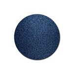 Blue Denim Fabric Rubber Round Coaster (4 pack)