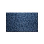 Blue Denim Fabric Sticker (Rectangular)