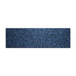 Blue Denim Fabric Sticker (Bumper)