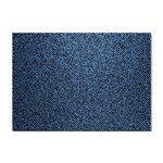 Blue Denim Fabric Sticker A4 (100 pack)