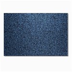 Blue Denim Fabric Postcards 5  x 7  (Pkg of 10)