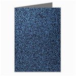 Blue Denim Fabric Greeting Cards (Pkg of 8)