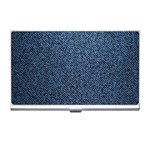 Blue Denim Fabric Business Card Holder