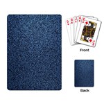 Blue Denim Fabric Playing Cards Single Design (Rectangle)