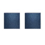 Blue Denim Fabric Cufflinks (Square)