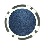 Blue Denim Fabric Poker Chip Card Guard