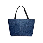 Blue Denim Fabric Classic Shoulder Handbag