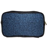 Blue Denim Fabric Toiletries Bag (Two Sides)