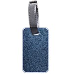 Blue Denim Fabric Luggage Tag (two sides)