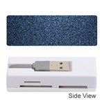 Blue Denim Fabric Memory Card Reader (Stick)