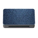 Blue Denim Fabric Memory Card Reader with CF