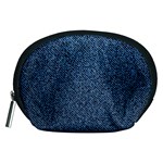 Blue Denim Fabric Accessory Pouch (Medium)