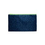 Blue Denim Fabric Cosmetic Bag (XS)