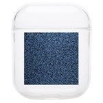 Blue Denim Fabric Soft TPU AirPods 1/2 Case