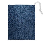 Blue Denim Fabric Drawstring Pouch (4XL)