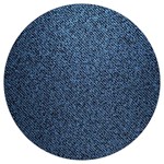 Blue Denim Fabric Round Trivet