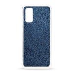 Blue Denim Fabric Samsung Galaxy S20 6.2 Inch TPU UV Case