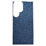 Blue Denim Fabric Samsung Galaxy S24 Plus 6.7 Inch TPU UV Case