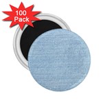 Blue Denim Texture, Macro 2.25  Magnets (100 pack) 