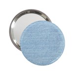 Blue Denim Texture, Macro 2.25  Handbag Mirrors