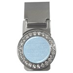 Blue Denim Texture, Macro Money Clips (CZ) 