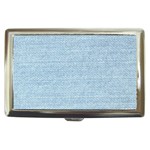 Blue Denim Texture, Macro Cigarette Money Case