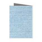 Blue Denim Texture, Macro Mini Greeting Cards (Pkg of 8)