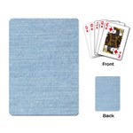 Blue Denim Texture, Macro Playing Cards Single Design (Rectangle)