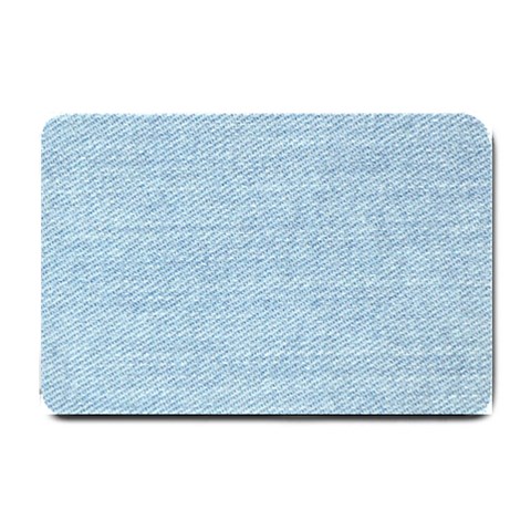 Blue Denim Texture, Macro Small Doormat from ArtsNow.com 24 x16  Door Mat