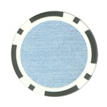 Blue Denim Texture, Macro Poker Chip Card Guard