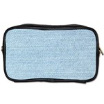 Blue Denim Texture, Macro Toiletries Bag (Two Sides)