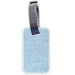 Blue Denim Texture, Macro Luggage Tag (two sides)