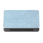 Blue Denim Texture, Macro Memory Card Reader with CF