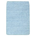 Blue Denim Texture, Macro Removable Flap Cover (S)