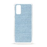 Blue Denim Texture, Macro Samsung Galaxy S20 6.2 Inch TPU UV Case