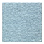 Blue Denim Texture, Macro Banner and Sign 4  x 4 