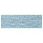 Blue Denim Texture, Macro Banner and Sign 12  x 4 