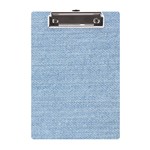 Blue Denim Texture, Macro A5 Acrylic Clipboard