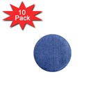 Blue Denim 1  Mini Magnet (10 pack) 