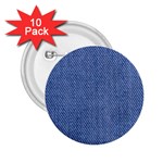 Blue Denim 2.25  Buttons (10 pack) 