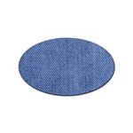 Blue Denim Sticker (Oval)