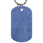 Blue Denim Dog Tag (One Side)